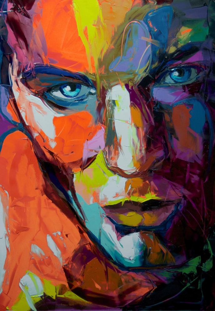 Francoise Nielly Portrait Palette Painting Expression Face230